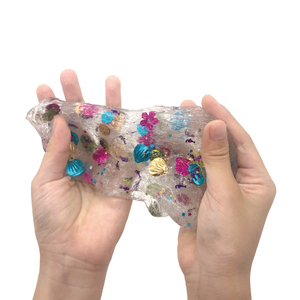 Kit de fabrication de slime cristallin et moelleux DIY pour enfants avec activateur de paillettes et breloques en cristal - Product Image 5