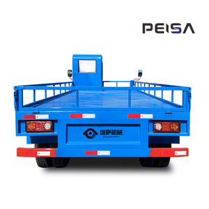 Zware elektrische platformwagen met massieve banden met grote diameter voor regionale materiaaltransport in fabrieken - Product Image 5