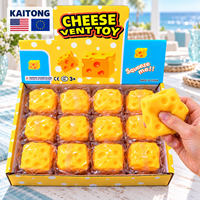 KAITONG PU Slow Rising Large Banana Gold Bar Shape Fidget Fruit Bars Butter Stick Squeeze Cheese Squishies Toys