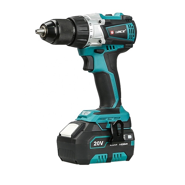 Max 20v Cordless Drill Lithium Battery Power Wood Drill Work Cordless Brushless Drills 18v Cordless Tools