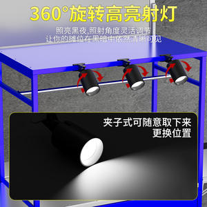 Chariot alimentaire mobile multifonctionnel Butterfly en acier inoxydable avec éclairage LED et roues de 8 pouces pour la vente de nourriture - Product Image 5