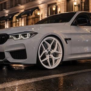 Rines Forjados de Grado Aeroespacial, Cinco Radios, Recubrimiento en Polvo, para BMW Serie X, Mercedes <span class=keywords><strong>AMG</strong></span>, Audi RS, Porsche, Ajuste Personalizado - Product Image 5