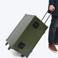 Valise de voyage en aluminium dur pour l'extérieur avec logo personnalisé Valise de transport Flight Case avec roues pour équipement