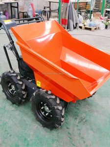 Chariot à <span class=keywords><strong>moteur</strong></span> électrique 4 roues, mini-<span class=keywords><strong>dumper</strong></span> de chantier, <span class=keywords><strong>brouette</strong></span> électrique - Product Image 5