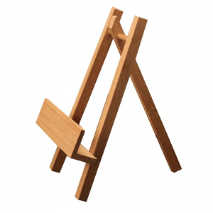 Soporte de placa Soporte de exhibición Encimera de cocina Escurridor de madera Estante de placa de cocina Estante de secado de platos plegable - Product Image 1