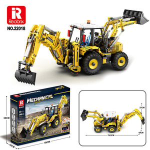 22018 Juguete de Construcción de Vehículos Eléctricos de Ingeniería de Seis Vías, Bloques de Construcción de Partículas Pequeñas, Regalo para Niños - Product Image 6