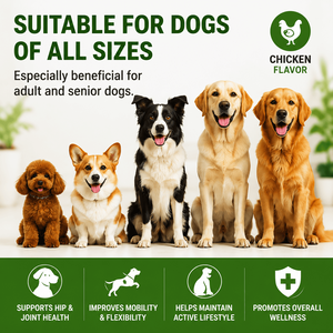 Friandises Tendres Sans Céréales pour Chiens, Soutien Hanches et Articulations, Saveur Poulet, Glucosamine Chondroïtine MSM, Marque Privée, Fabrication OEM/ODM aux États-Unis - Product Image 4