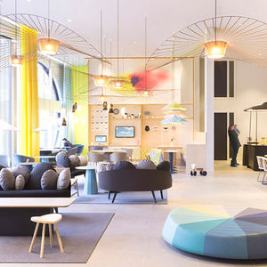 การออกแบบตกแต่งภายในโรงแรมทันสมัยแบบสร้างสรรค์ ภาพเรนเดอร์ 3 มิติ ห้องนอน ห้องนั่งเล่น บูติก วิลล่า อพาร์ตเมนต์ ชุดเฟอร์นิเจอร์ศิลปะสั่งทำพิเศษ - Product Image 4