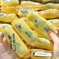 Blocs de construction réalistes en forme de fraise, jouet sensoriel moelleux et croustillant, blocs de fruits DIY, jouet à presser, cadeau fantaisie pour enfants