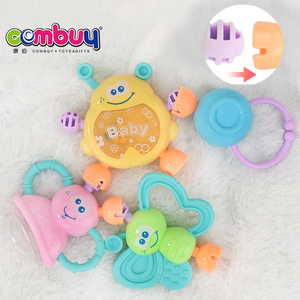 Maleta de animales de dibujos animados con timbre musical Juego suave de dentición Sonajeros de campana de bebé de plástico para recién nacidos y niños pequeños - Product Image 5