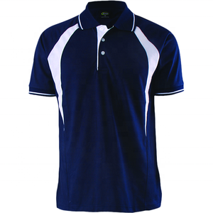Venta al por mayor de camisetas de polo de golf de secado rápido con logotipo personalizado para hombre, uniforme ajustado de punto con diseño de sublimación de impresión bordada - Product Image 1
