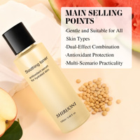 Marque privée en gros en vrac naturel doux pomme visage rafraîchissant hydratant rougeurs apaisant tonique pour une peau éclatante