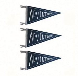 Banderoles triangulaires en feutre pour universités, impression numérique personnalisable professionnelle, portables, imperméables et écologiques - Product Image 4