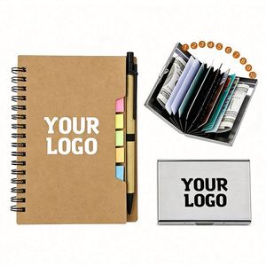 Promotional Wholesale Kraft Paper Creative Promo Business Gift Combination <b>Sticky</b> <b>Notes</b> Memo Pad Notepads with Custom logo - Product Image 1