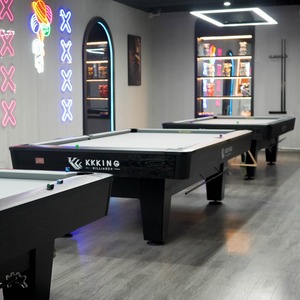 Mesa de Billar/Snooker de Madera Maciza y Metal, Personalizable, Ecológica, Moderna y de Lujo para el Hogar, de 7 a 9 pies, para Deportes de Interior - Product Image 1
