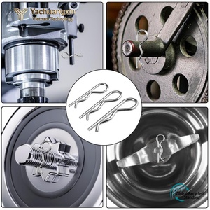 Yachuangxin <b>Galvanized</b> Steel Wire Hooks Zinc Plated Various Sizes for Furniture Assembly - Product Image 2