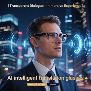 Lunettes Intelligentes F20 AI de Traduction Instantanée avec Appel Bluetooth, Lecture Musicale, Jeux, Menu Multi-styles et Caméra à Distance - Product Image 3
