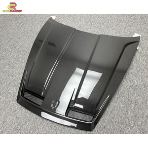 Capó delantero de fibra de carbono estilo Tehart para Porsche Carrera 992 Turbo S 2020-2023, cubierta de motor, piezas de coche - Product Image 2