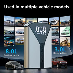 10000mAh ABS Compressor de Ar Pneus Inflator Jump Starter 1000A 150 Psi Portátil Ferramenta de Emergência Do Carro Digital Pressure Gauge - Product Image 3