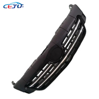Parrilla de malla de parachoques delantero de coche ABS negro brillante Parrilla para Toyota Corolla Altis 10th Gen E140 E150 S XRS Sedan 2009-2013