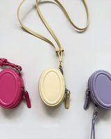 Pochette à bijoux ronde, sac bandoulière au design de niche, polyvalent, style Instagram, sacoche décorative à porter autour du cou, sac banane, porte-clés