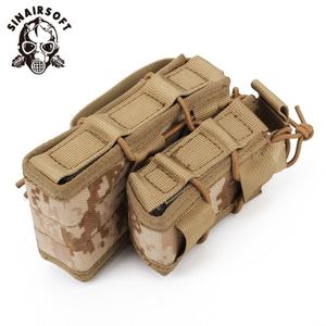 Pochette tactique en nylon et PC Molle pour chargeurs de fusil, idéale pour le tir en extérieur, le CS et le rangement de chargeurs, équipement de défense personnelle - Product Image 1