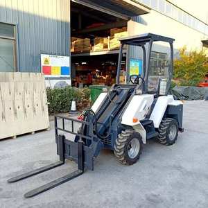 <span class=keywords><strong>Mini</strong></span> chargeuse télescopique compacte et polyvalente à roues motrices-Livraison gratuite, idéale pour les travaux industriels et de construction - Product Image 1