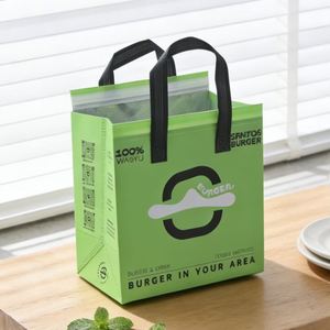 Sac isotherme personnalisé avec logo, sac isotherme pour l'emballage et la livraison, sac isotherme avec aluminium, différentes tailles disponibles - Product Image 1