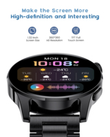 LIGE ST6 PRO Hombres Reloj Inteligente Android Llamada Impermeable Deporte Fitness Tracker Ritmo Cardíaco Presión Arterial Dispositivos Portátiles