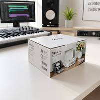 Boîte cadeau en carton ondulé E-Flute 300 g/m² avec fond auto-verrouillant et impression numérique couleur pour lecteur CD audio rétro ou appareils électroniques musicaux
