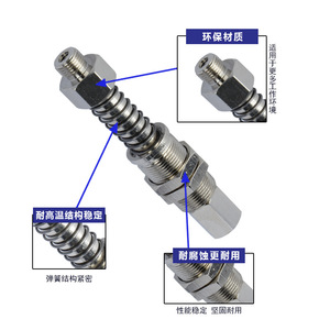 ขายึดแบบถ้วยดูด M16x1.0 โลหะเกรดอุตสาหกรรม บัฟเฟอร์ 68/25 ช่องต่อทางบน - Product Image 1