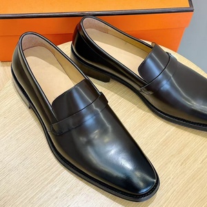 Zapatos de cuero formales de lujo de la serie clásica, cómoda y a la moda - Zapatos de diseñador de cuero clásicos de marca - Product Image 6