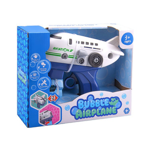 Vui hoạt động ngoài trời trò chơi trẻ em điện thổi bong bóng chơi Điện Tự tháo gỡ máy bay bong bóng súng - Product Image 5