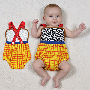 RTS 4th of July Western Cows Cartoon Nuevo Pelele Burbuja Unisex para Bebés Niñas y Niños Pequeños, Ropa Casual para Recién Nacidos - Product Image 4