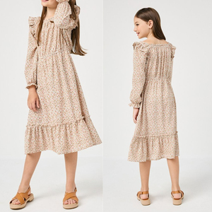 Ropa personalizada para niños y niñas, venta al por mayor, diseñador, verano, estampado Floral - Product Image 2