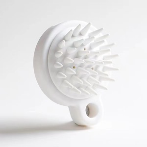 Wet Dry <b>Scalp</b> Brush Shower Head <b>Scalp</b> Scrubber with Silicone Bristles <b>Exfoliator</b> Hair <b>Scalp</b> Massager Shampoo Brush - Product Image 6