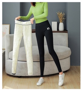 Leggings en polaire chauds pour femmes, taille 3XL 4XL, épais, pour l'hiver, thermiques, grandes tailles - Product Image 3