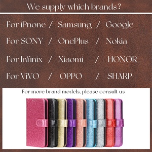 Glitter per ragazze custodia per cellulare borse per <span class=keywords><strong>Samsung</strong></span> <span class=keywords><strong>Galaxy</strong></span> A03 <span class=keywords><strong>A13</strong></span> A06 A53 S24 5G Flip Magnet portafoglio in pelle <span class=keywords><strong>Cover</strong></span> porta carte - Product Image 3
