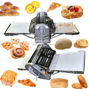Laminoir à pâte professionnel pour pâtisserie, idéal pour les pains <span class=keywords><strong>au</strong></span> <span class=keywords><strong>chocolat</strong></span>, les mille-feuilles et les cornets à la crème – Équipement de boulangerie - Product Image 4