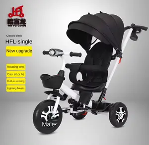 Trois Air Wheeler enfants Trike enfants Triciclo/bébé Tricycle de marche pour 2 à 6 ans/article chaud Tricycle en plastique enfants vélo