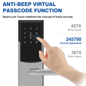 An Ninh ttlock App Home sử dụng thông minh kỹ thuật số ảo mật khẩu chức năng Key RFID công nghệ thẻ khóa cho gỗ thép Cửa Khóa - Product Image 3