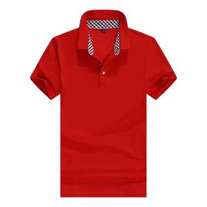 เสื้อโปโลผู้ชายผ้าฝ้ายแขนสั้นระบายอากาศได้ดีสำหรับฤดูร้อน ผ้าถักน้ำหนัก 220 กรัม พร้อมป้าย - Product Image 5