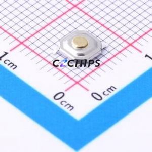 TD-1152SR-1.5H-160 Tactile Switch SMD-4P,5.2x5.2mm Switch Single Pole Single Throw Round Button 1.6N Vertical Mount - Product Image 1