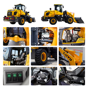 Мини-погрузчик LUYU 2.2-2.5 тонны, высококачественный китайский фронтальный мини-погрузчик на дизельном топливе из Китая - Product Image 3