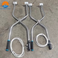 Pistolet Électrique Manuel de Qualité Industrielle pour Étourdissement de Porcs, Dispositif de Choc Haute Tension pour Abattoir de Porcs et Ligne d'Abattage