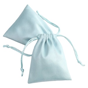 Sac à Bijoux en Velours Personnalisable avec Logo, Cordon de Serrage, Recyclable, pour Rangement d'Écouteurs, Emballage Anti-Poussière, Design Culturel Ludique - Product Image 1