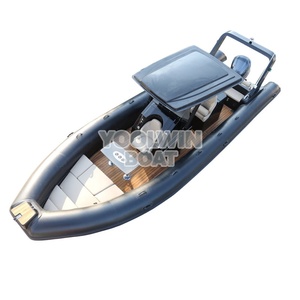 <span class=keywords><strong>Bateau</strong></span> <span class=keywords><strong>semi</strong></span>-<span class=keywords><strong>rigide</strong></span> en fibre de verre RIB personnalisé à grande vitesse pour la recherche et le sauvetage commercial, la navigation, la pêche sportive, <span class=keywords><strong>moteur</strong></span> hors-bord de 300 CV - Product Image 2