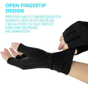 <span class=keywords><strong>Gants</strong></span> d'arthrite en cuivre pour hommes et femmes, manicle de soin adaptés aux ordinateurs - Product Image 6
