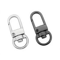 Mousqueton à ressort en alliage de zinc couleur bonbon / Boucle pour chien avec anneau