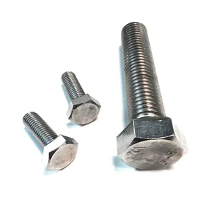 DIN931 ISO4014 M16 100Mm M10 S31254 B8 B8M 316L 1 1/2 Hex Bolt